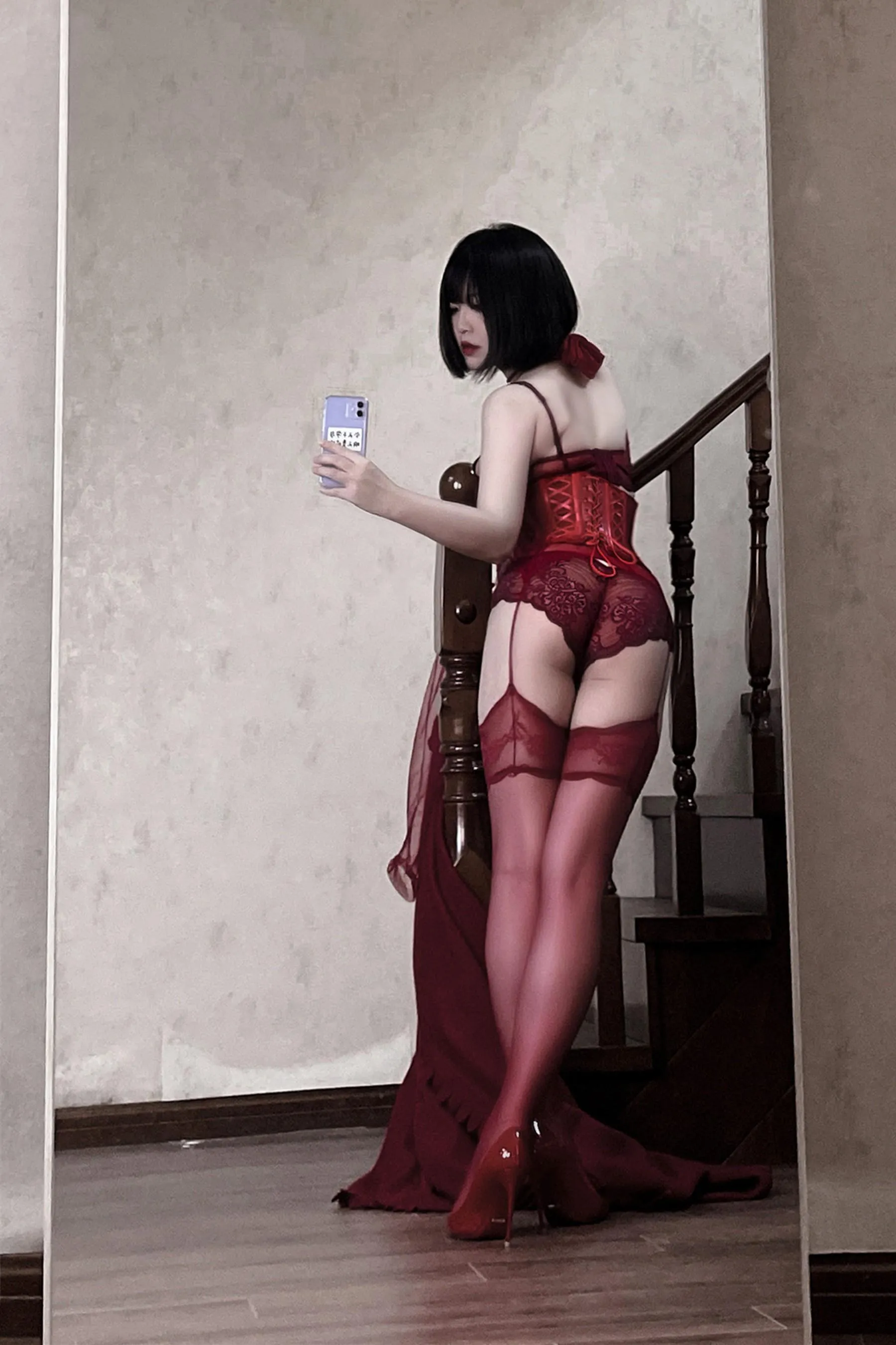 半半子 – NO.67 RED 赤紅 Vol.03 [57P]插图2